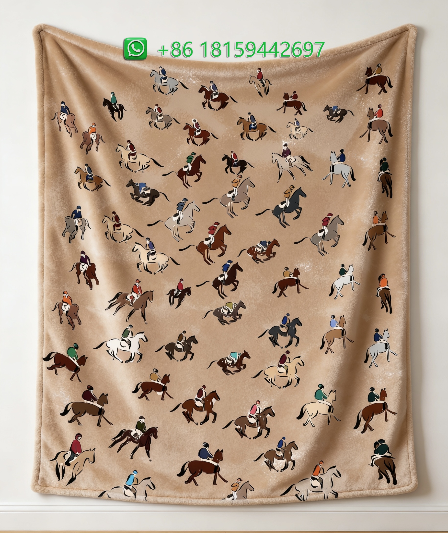 Hermes Throw Blankets